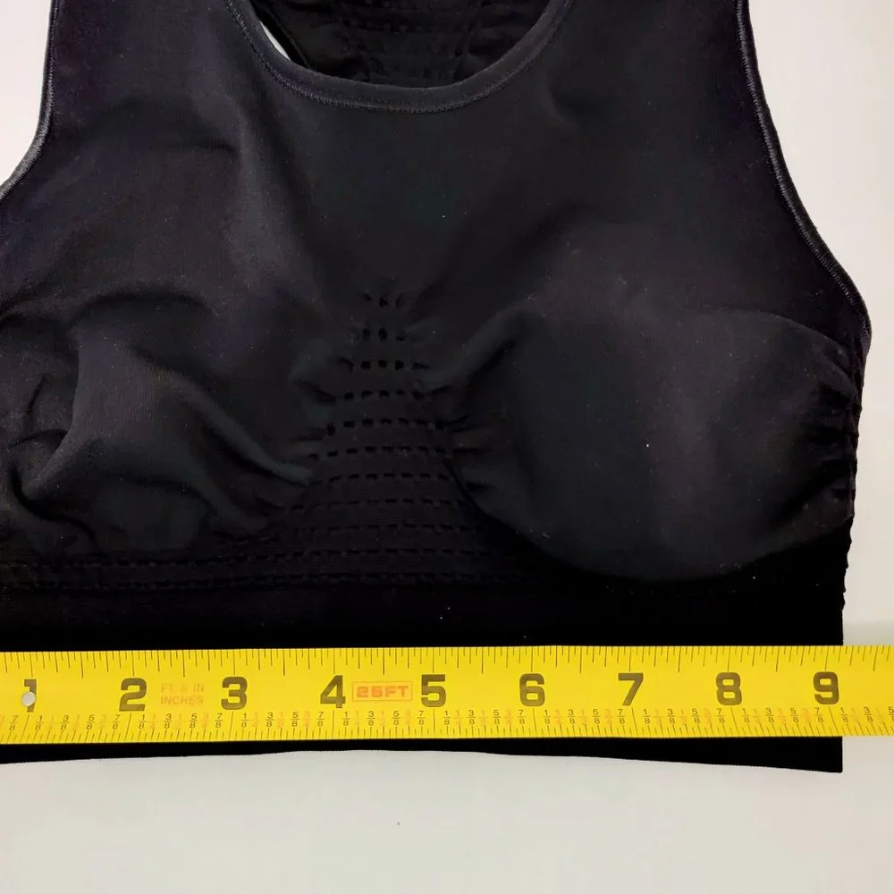 Sweaty Beatty Stamina Size Small Workout Sports Bra Top Black - Picture 8 of 9